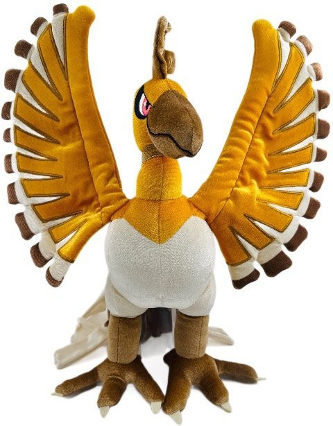TAKARA TOMY Ho-Oh-Phoenix-Plüsch, Pokémon, 35 cm, beweglich - Bild 1
