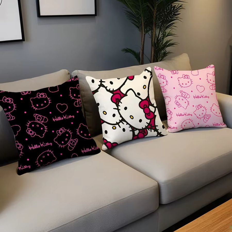 Sanrio Kissenbezug mit Schleifen-Muster in Rosa für dein Wohnzimmer-Dekor - Bild 5