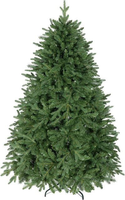 HOMCOM Weihnachtsbaum in Grün aus Kunststoff und Metall, H x B x T: 180 x 115 x 115 cm - Bild 1