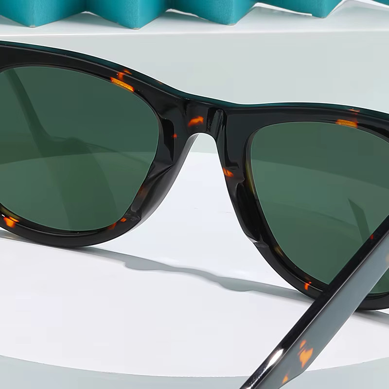 ROGBAE R214s Sonnenbrille, Herren, Vollrand, Square, Acetat, Schwarz - Bild 3