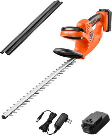 VEVOR Elektrische Heckenschere mit 51 cm Dual-Action-Klinge und 20 V 2 A Akku für die Gartenpflege - Bild 1