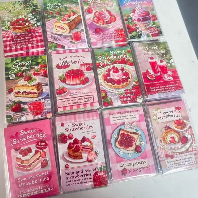 Rechteckige Etikettenaufkleber in Multicolour für Scrapbooking und Geschenkverpackungen aus Papier - Bild 1