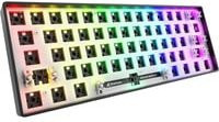 Sharkoon SKILLER SGK50 S4 Gen2 Barebone Gaming-Tastatur mit mechanischen Switches in Schwarz und Multicolour-Beleuchtung - Bild 1