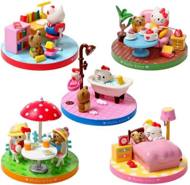 Re-ment Hello Kitty Miniatur-Szenenfigur, Bunt / Mehrfarbig - Bild 1