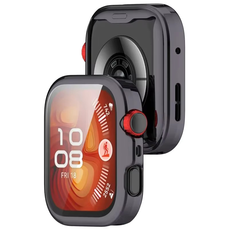Huawei Schutzhülle, TPU, Schwarz, Huawei Uhr Fit 4/4 Pro - Bild 3