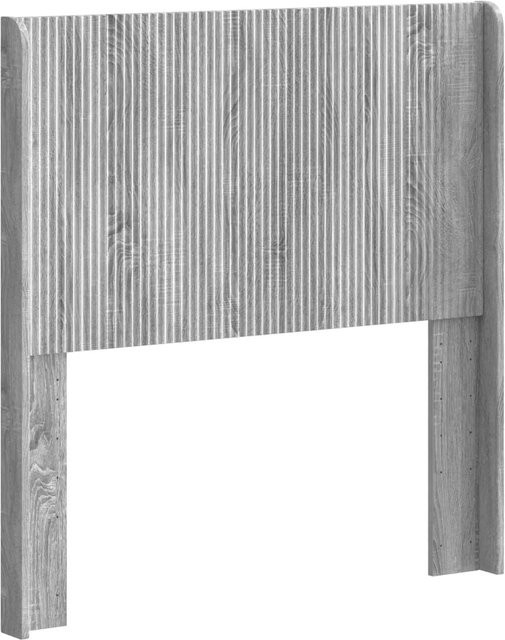 vidaXL Kopfteil für das Schlafzimmer in Grau mit modernem Streifenmuster und mattem Finish - Bild 1