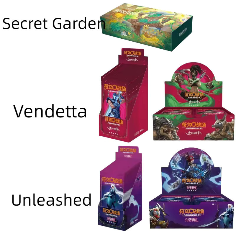 ShiningSoul Riftbound TCG Unleashed & Vendetta Serie Vol.3 & Vol.4, Booster Pack, Chinesische Edition, ab 18 Jahren - Bild 3