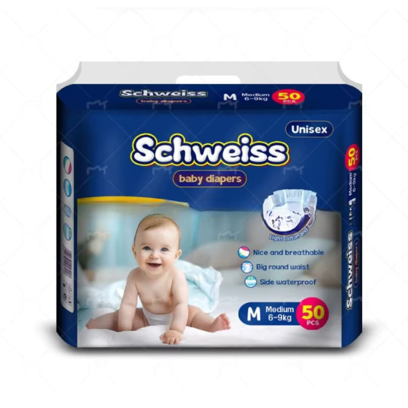 50 Stück Atmungsaktive und Auslaufsichere Babywindeln für Jungen und Mädchen in Ultradünner Ausführung - Bild 4