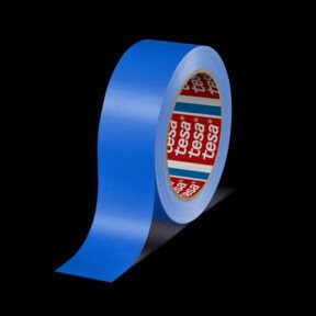 tesa Verpackungsklebeband 60404 aus PVC in Blau, Breite: 12 mm, Länge: 66 m - Bild 1