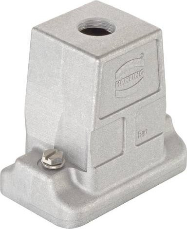 HARTING Tüllengehäuse aus Aluminium in Silber, Artikelnummer 19 39 806 0447 - Bild 1