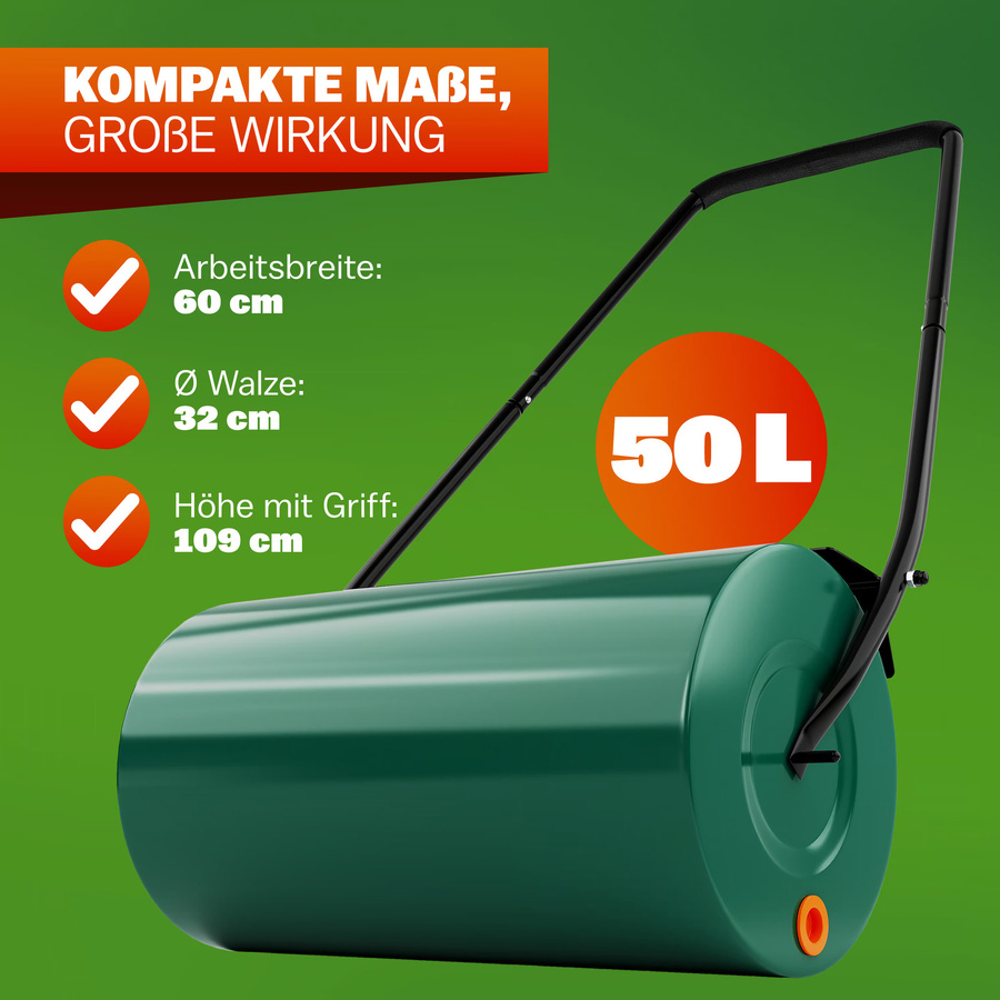 Rasenwalze in Grün mit einer Breite von 60 cm - Bild 2