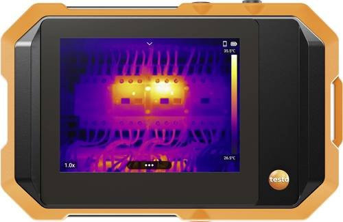 Testo 862-2 Wärmebildkamera in Gelb mit 256 x 192 Pixeln und Messbereich von -10 bis 550°C - Bild 1