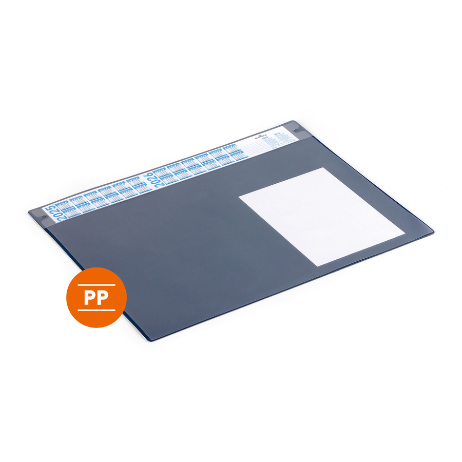DURABLE Schreibunterlage mit Folienauflage und 4-Jahres-Kalender in Transparent und Blau - Bild 2