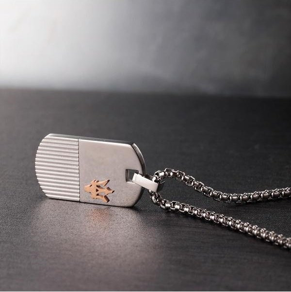 Maserati Jewels Halskette Edelstahl, Silber, Herren - Bild 1
