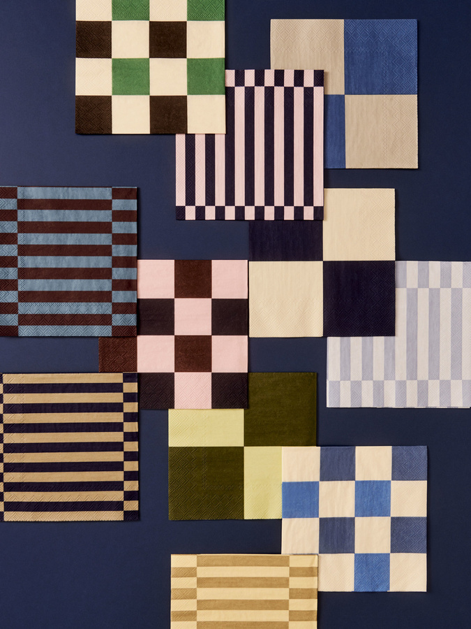 HAY Pattern Servietten aus Seidenpapier, 20er Pack, Multicolor, FSC-zertifiziert - Bild 2