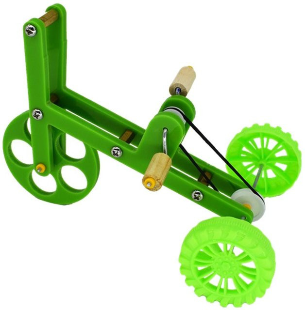 TOMTOP JMS Trainingspapagei Mini-Fahrrad, Spielzeug Vogelspielzubehör, green - Bild 1
