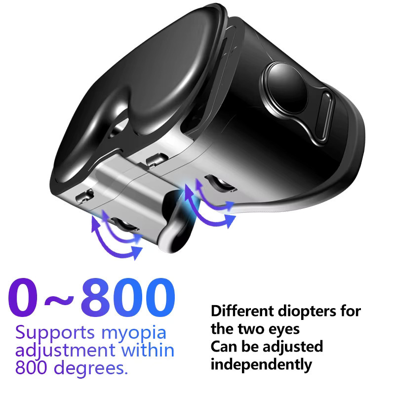 AyeBeau VR Headset Virtual Reality 3D Brille für Smartphones in Schwarz - Bild 2