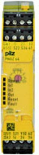 PILZ Sicherheitsschaltgerät PNOZ s4, Farbe: Gelb, Betriebsspannung: 24 V/DC, 3 Schließer, 1 Öffner, B/H/T: 22,5 x 98 x 120 mm - Bild 1