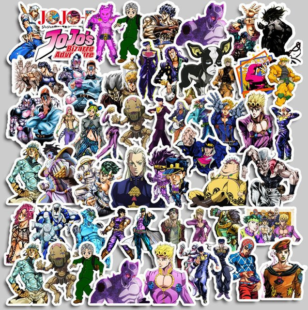 Bandai JoJo's Bizarre Adventure Kujo Jotaro Charaktermodell, Anime-Aufkleber, Bunt / Mehrfarbig, 1 Packung - Bild 1