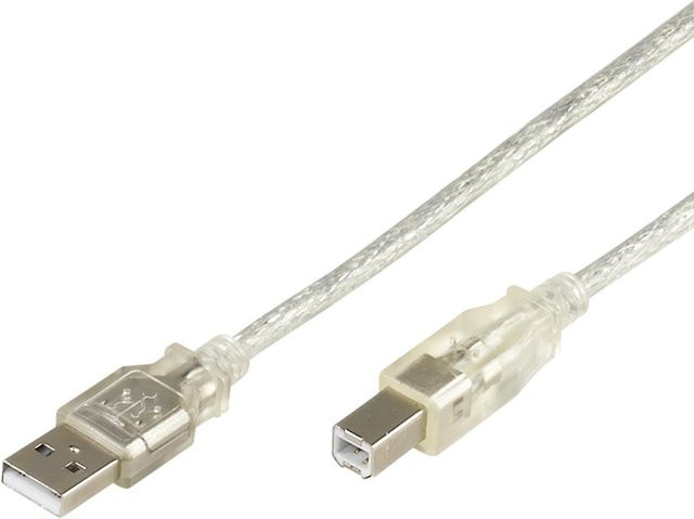 SBS USB-A auf USB-B Kabel, USB-B 2.0-kompatibel, Länge: 1,8 m - Bild 1