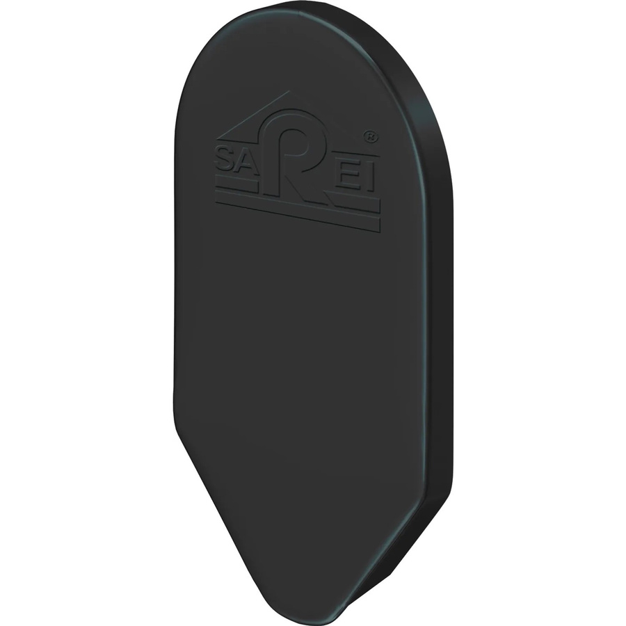 Sarei Ortblech-Abschlusskappe aus Aluminium in Anthrazit, B: 160 mm, H: 92 mm, T: 10 mm - Bild 2