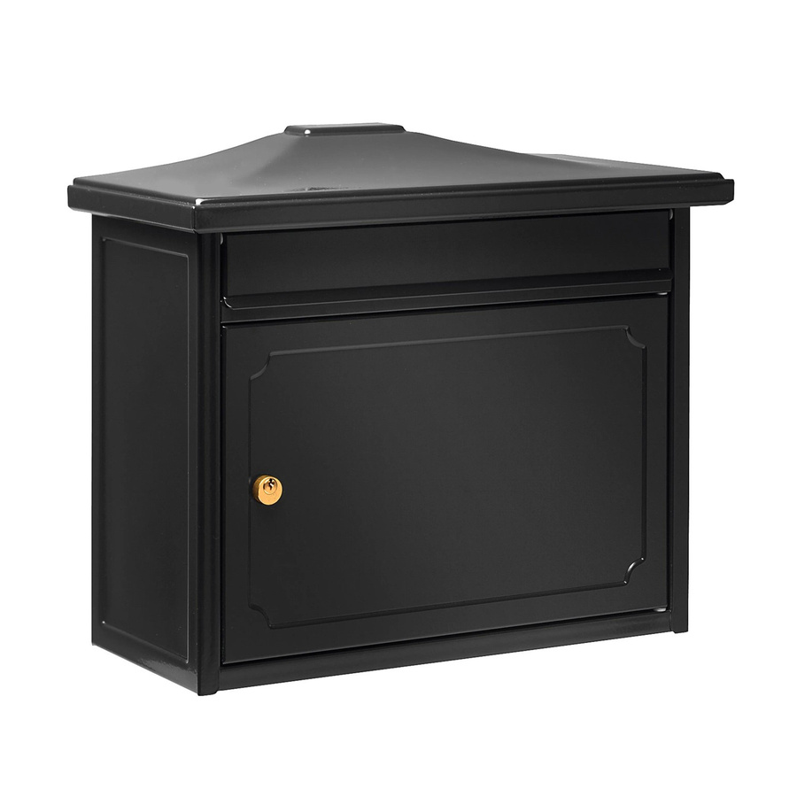 Burg Wächter Briefkasten Kopenhagen 882 E aus Stahlblech in Schwarz Matt - Bild 2