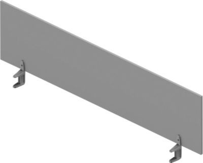 Tischtrennwand Arlon-Office für Schreibtische mit Breite: 180 cm, Lichtgrau - Bild 1