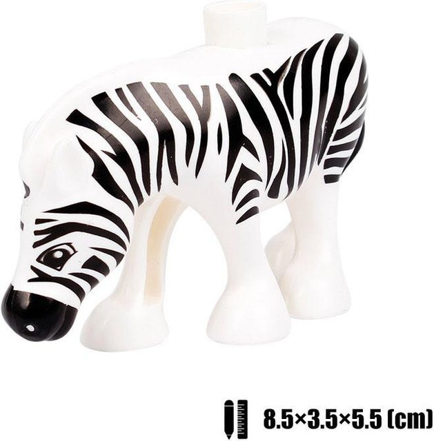 Große Bausteine Klassisches Tierparadies Haustiere Wildtiere Set - Bild 1