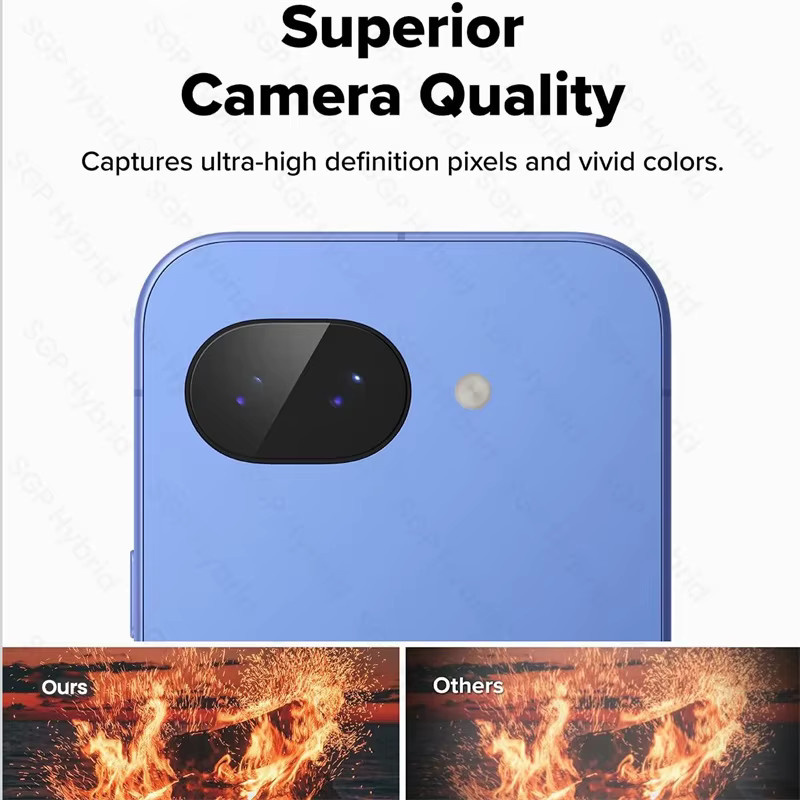 3er-Set Pixle 10a 3D gebogener gehärteter Glas-Kameraschutz für Google Pixel 10a 5G in Schwarz - Bild 4