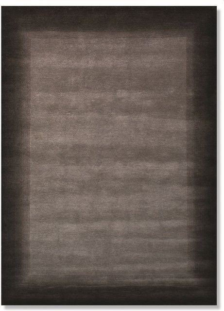 Teppich TAMI aus Schurwolle in Dunkelgrau, B/T: 240 x 170 cm - Bild 1