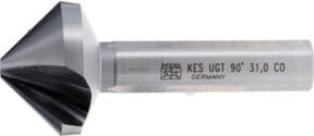 PFERD Kegel- und Entgratsenker HSSE Co5 90 Grad Ø 31 mm Schaft-Ø 12 mm DIN 335 C in Silber - Bild 1