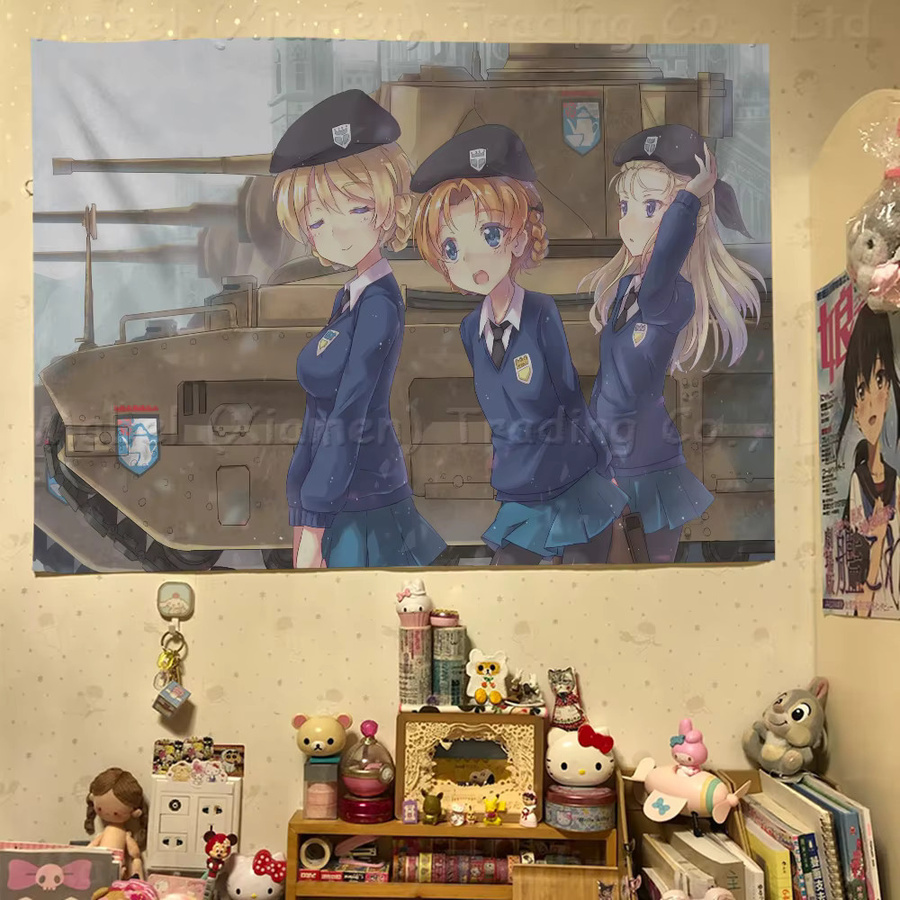 Girls und Panzer Banner als Campingdekoration für Outdoor-Anlässe und Familienfeiern - Bild 2