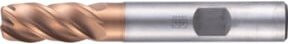 PFERD VHM-Fräser Ø8mm mit 4 Schneiden, 2xDC, Radius 0,5mm, AlTiN / TiSiXN beschichtet, Schaft HB, Performance Rostfrei, Multicolor - Bild 1