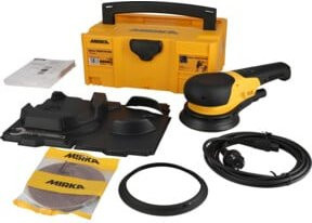 Mirka Rotationsschleifmaschine DEROS RS 600 mit Case, Gelb, Schleifscheibendurchmesser: 150 mm - Bild 1