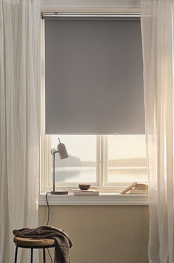 Jotex NIKA Rollo Blackout Grau Höhe: 165 cm - Bild 1