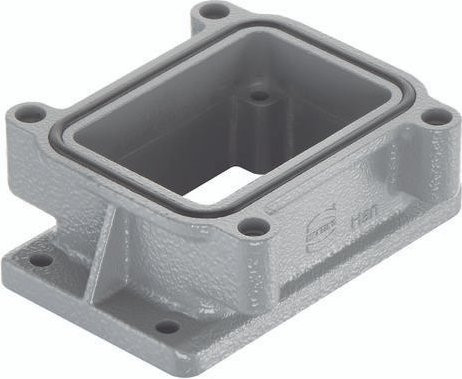 HARTING Anbaugehäuse 09 39 006 0310 in Grau aus Aluminium - Bild 1