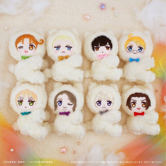 TAPIOCA Hetalia Palm Magnetische Plüschpuppen, Katzenkostüm, 8 Stile - Bild 1