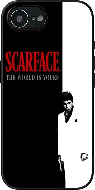 Handyhülle Scarface Al Pacino Tony Montana für Samsung Galaxy A05 A06 A12 A13 A14 A23 A25 A26 A50 A51 A52 A56 A70 A72 in Schwarz - Bild 1