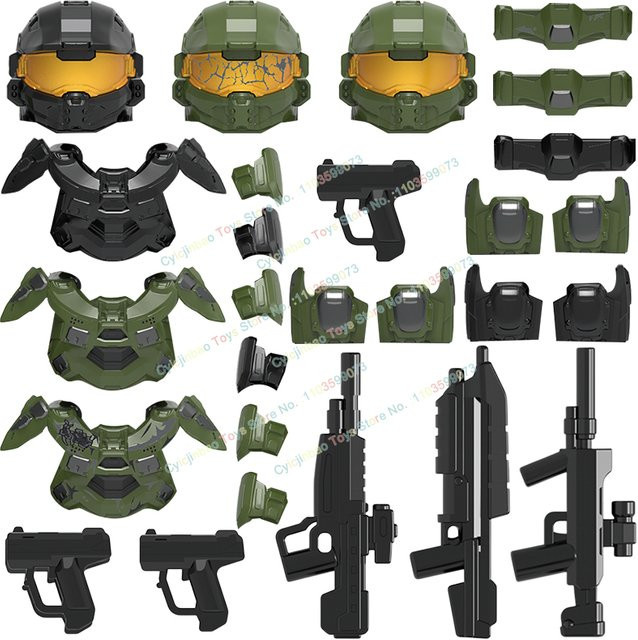 cyicjinbao Gepanzerte Soldaten Grüne Krieger, Actionfiguren, Zubehör - Bild 1