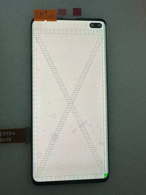 Samsung Galaxy S10 Plus G975F G975U AMOLED Display mit LCD Defekt inklusive Touchscreen Digitizer Einheit in Schwarz oder Silber - Bild 1