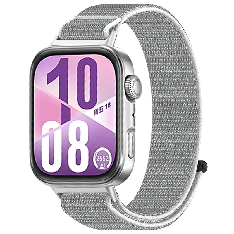 Huawei Uhrenarmband Nylon, Weiß, für Huawei Watch Fit 4 Pro, Watch Fit 4 - Bild 2
