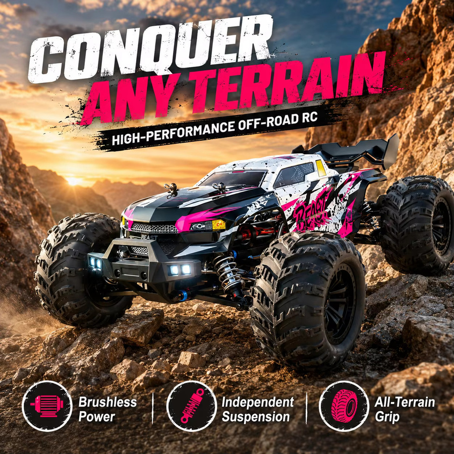 ZNLYRION RC-Truck Offroad-Monster, ferngesteuert, ab 14 Jahren - Bild 2