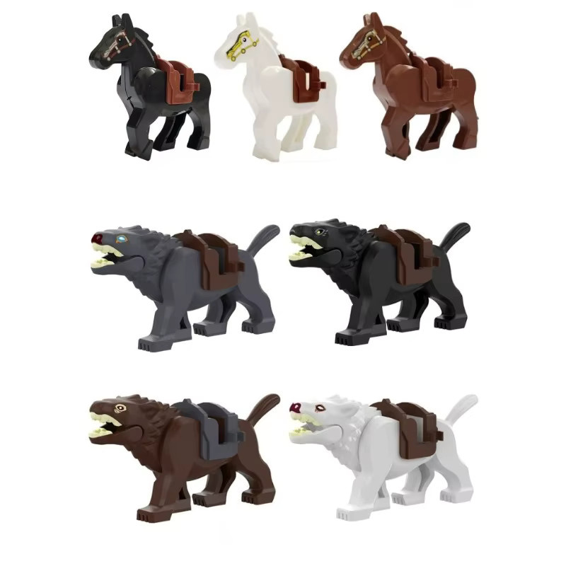 Mitty Montage Mittelalterlichen Krieg, Puzzle, Tiere - Bild 5