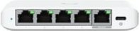 Ubiquiti UniFi Switch Flex Mini 2.5G Managed Desktop Switch in Weiß mit 4 x 2,5GBase-T und 1 x 2,5GBase-T PoE - Bild 1
