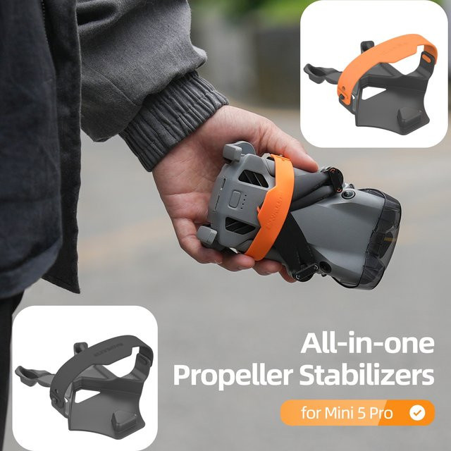 DJI Propeller-Schutz und Stabilisatoren in Schwarz für DJI Mini 5 und Pro Drohnenzubehör - Bild 1