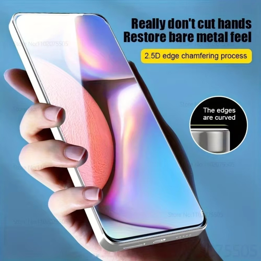 5 Stück Full Cover Displayschutzfolie aus gehärtetem Glas für Samsung Galaxy A36 A33 A34 A26 5G A56 A55 A50 A35 A32 A52 A54 in Transparent - Bild 3