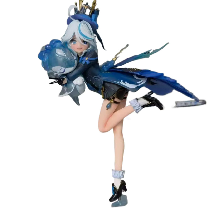 Bandai Genshin Furina Actionfigur, Kunststoff, Blau - Bild 5