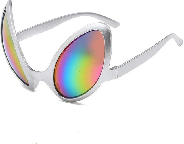 Willpower Sonnenbrille, Regenbogenlinsen, Vollrand, Oval, Kunststoff, Bunt, Damen - Bild 1