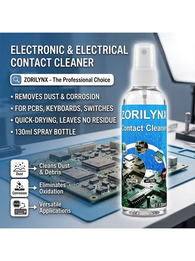 Elektronischer Kontaktreiniger-Spray ZORILYNX für Leiterplatten und Präzisionsinstrumente, 130 ml - Bild 7