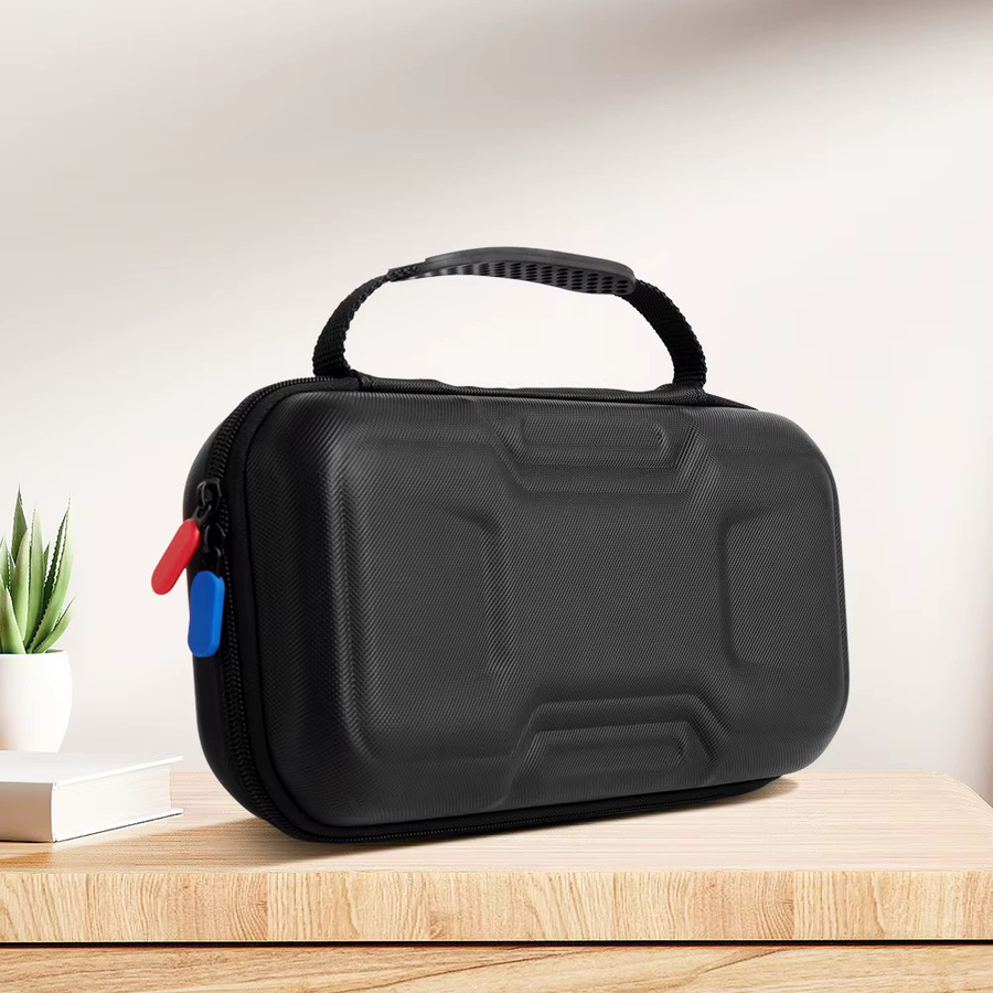 Stoßfeste Hard Shell Schutzhülle für Nintendo Switch mit Platz für 2 Spiele, Schwarz - Bild 5
